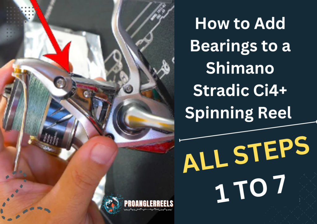 How to Add Bearings to a Shimano Stradic Ci4+ Spinning Reel 
All steps 1 to 7
