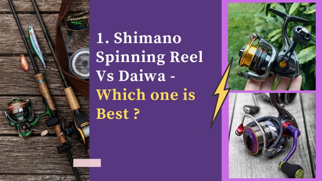1. Shimano Spinning Reel Vs Daiwa | Which one is Best ?